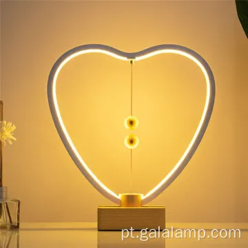 Luz noturna flutuante moderna para ambiente elegante doméstico